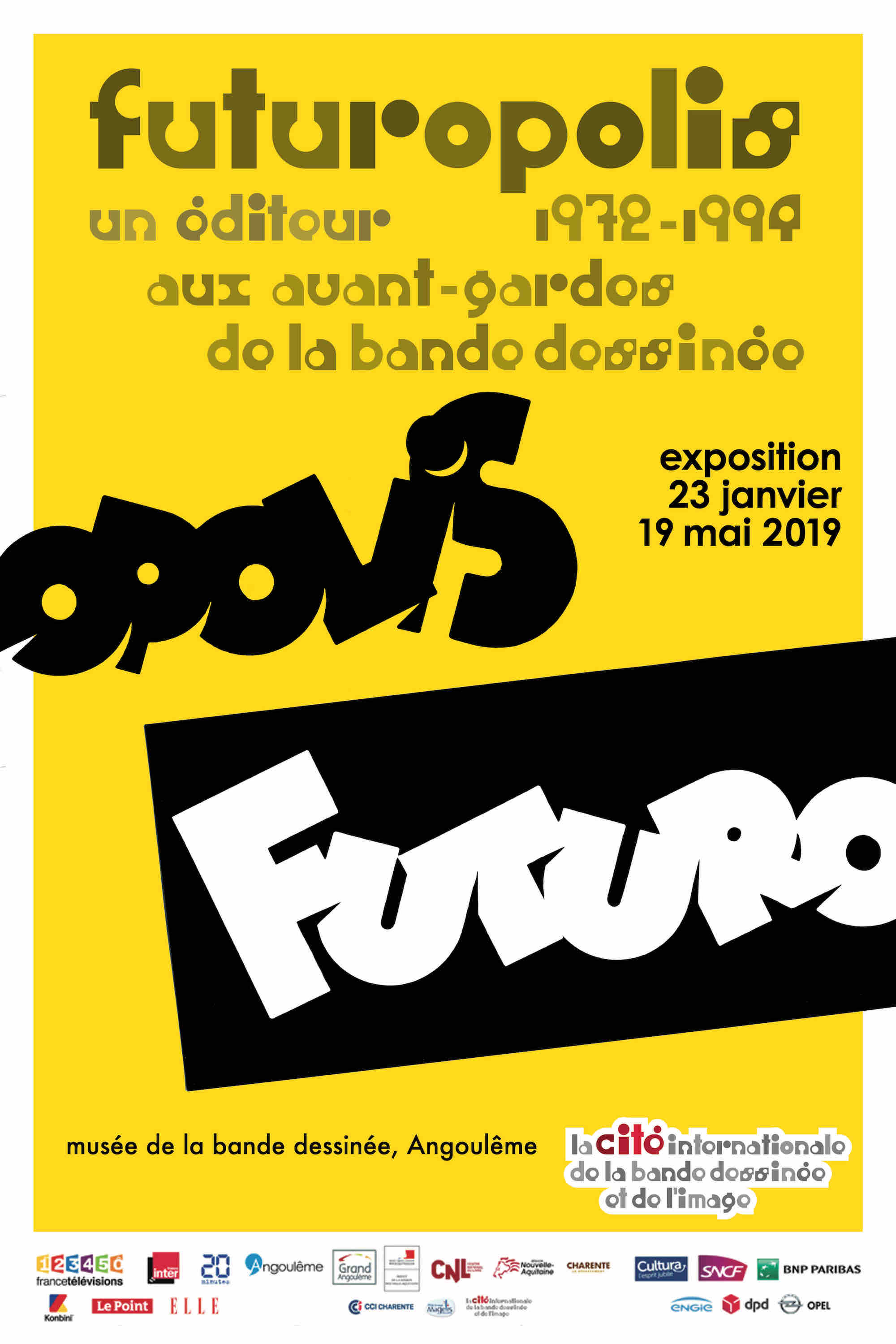 Archivé: EXPOSITION « FUTUROPOLIS : 1972-1994 : aux avant-gardes de la bande dessinée »