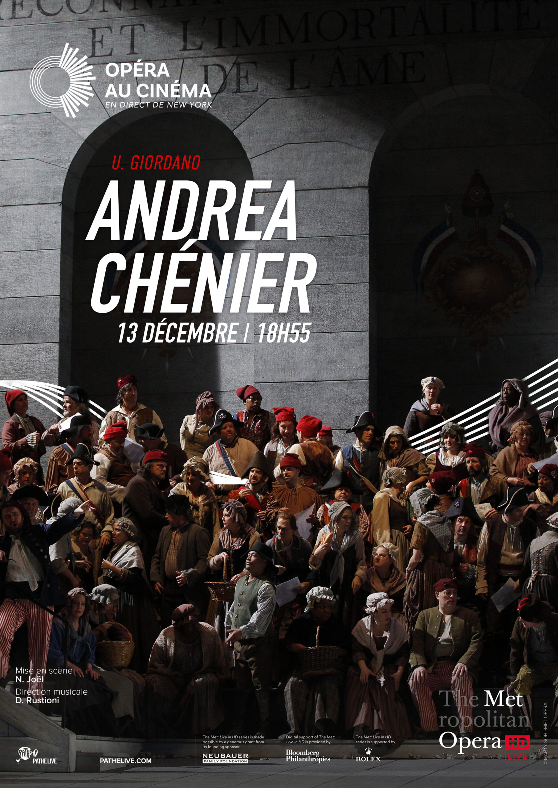 Andréa Chenier de Umberto Giordano  – Pathé Live MET